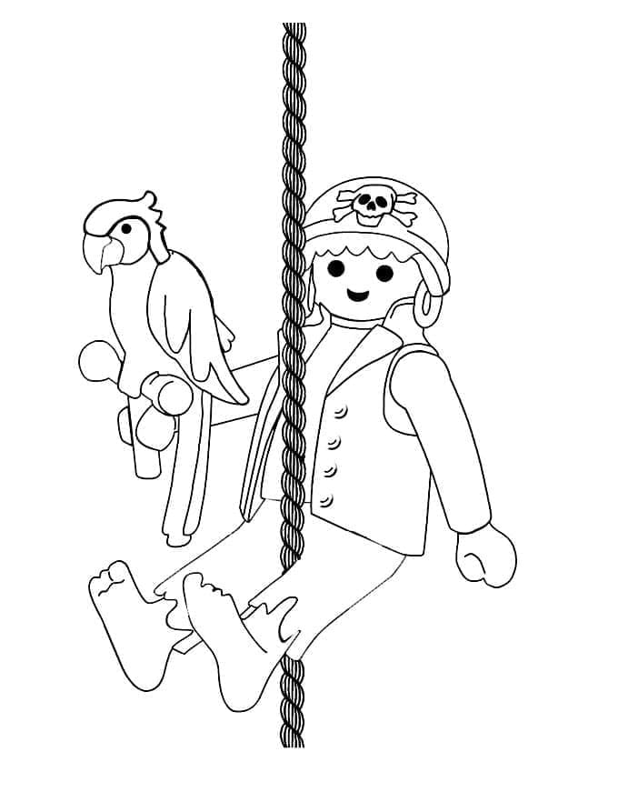 Skvělé Playmobil omalovánka