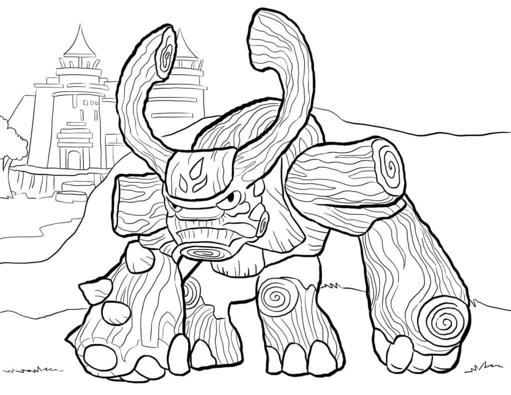 Skvělé Skylanders omalovánka
