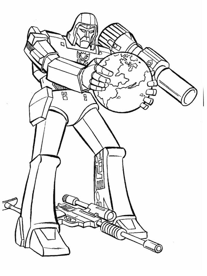 Skvělé Transformers omalovánka