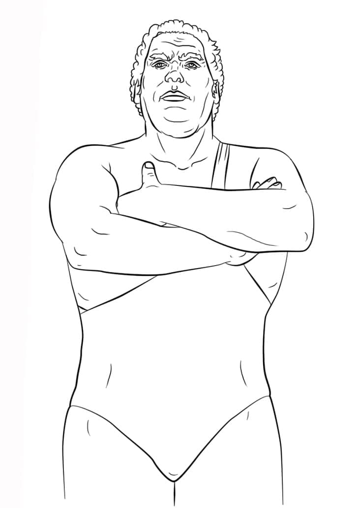 Skvělé WWE omalovánka
