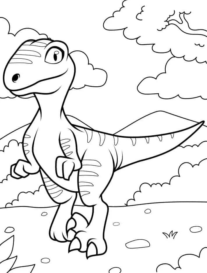 Omalovánky Dinosaurus