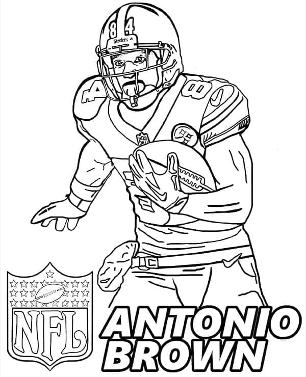 Skvělý NFL omalovánka