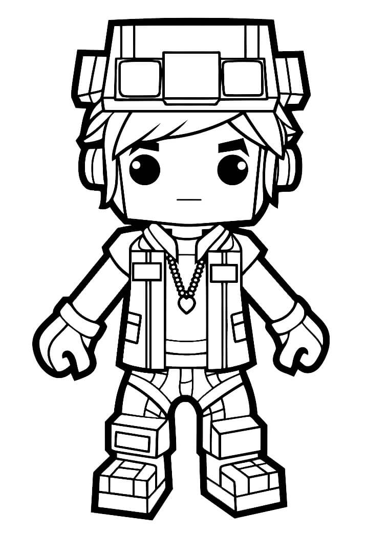 Skvělý Roblox omalovánka