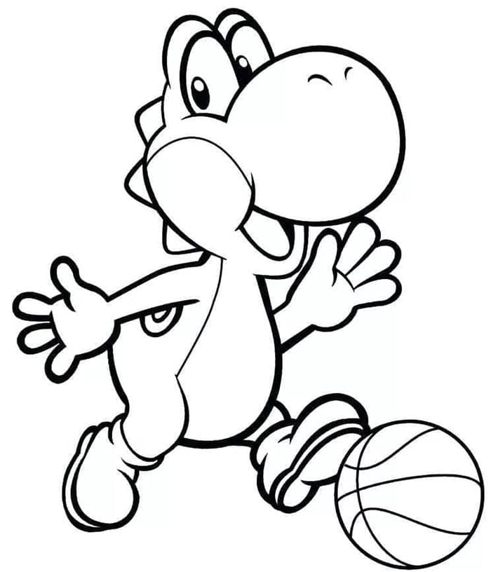 Skvělý Yoshi omalovánka