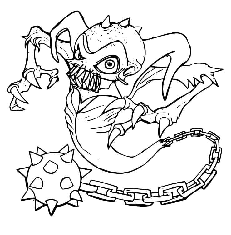 Skylanders (1) omalovánka