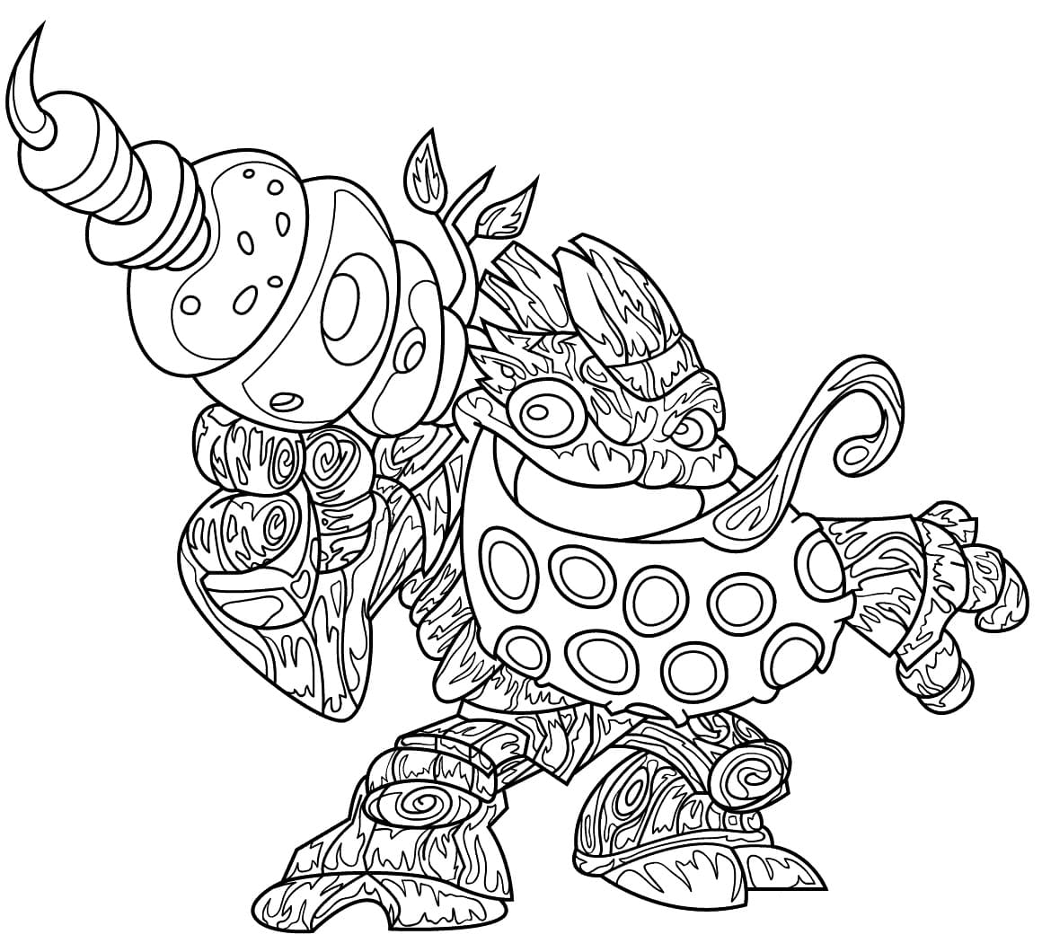 Skylanders (14) omalovánka