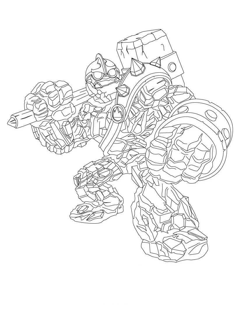Skylanders (18) omalovánka