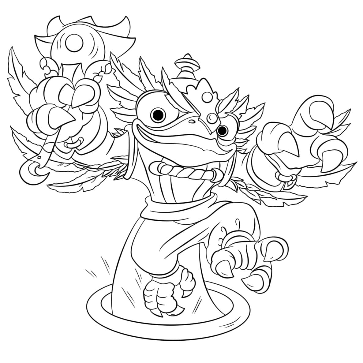 Skylanders (2) omalovánka