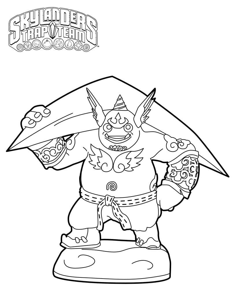 Skylanders (20) omalovánka