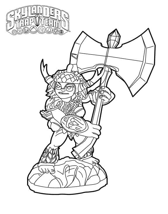 Skylanders (5) omalovánka