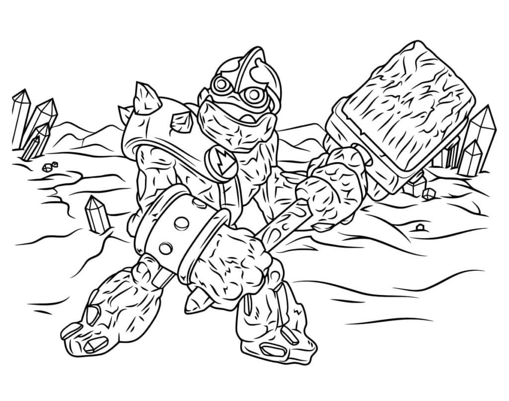 Skylanders (6) omalovánka