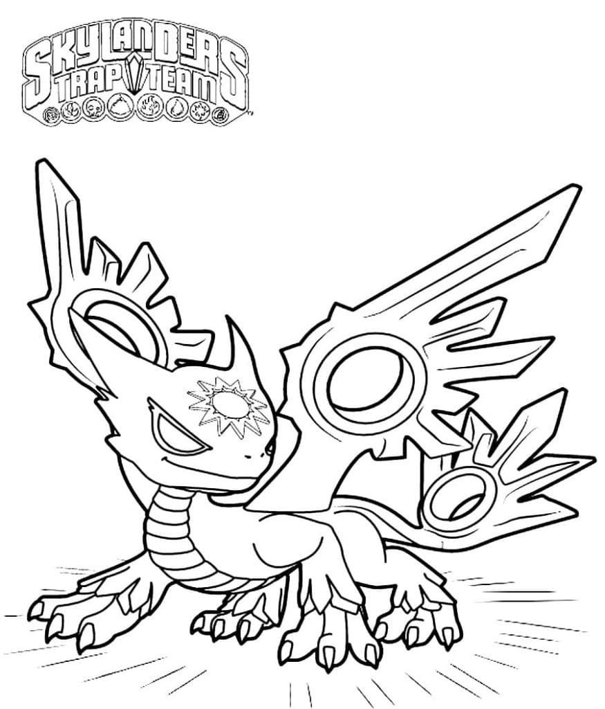 Skylanders (7) omalovánka