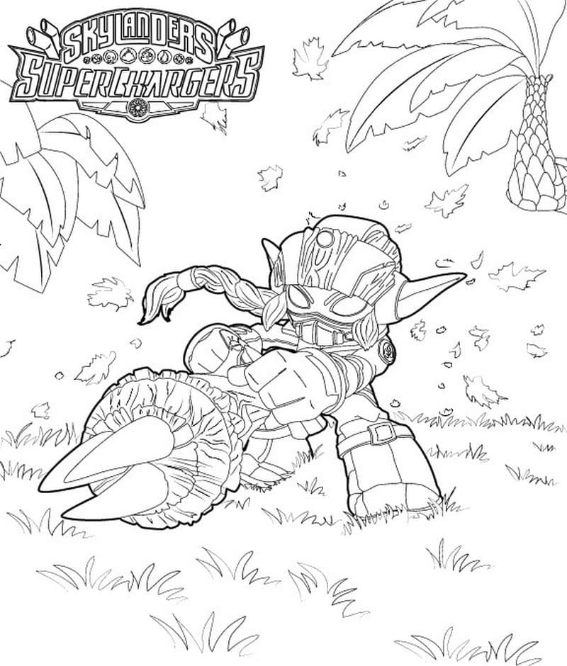 Skylanders (8) omalovánka