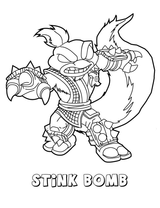 Skylanders (9) omalovánka