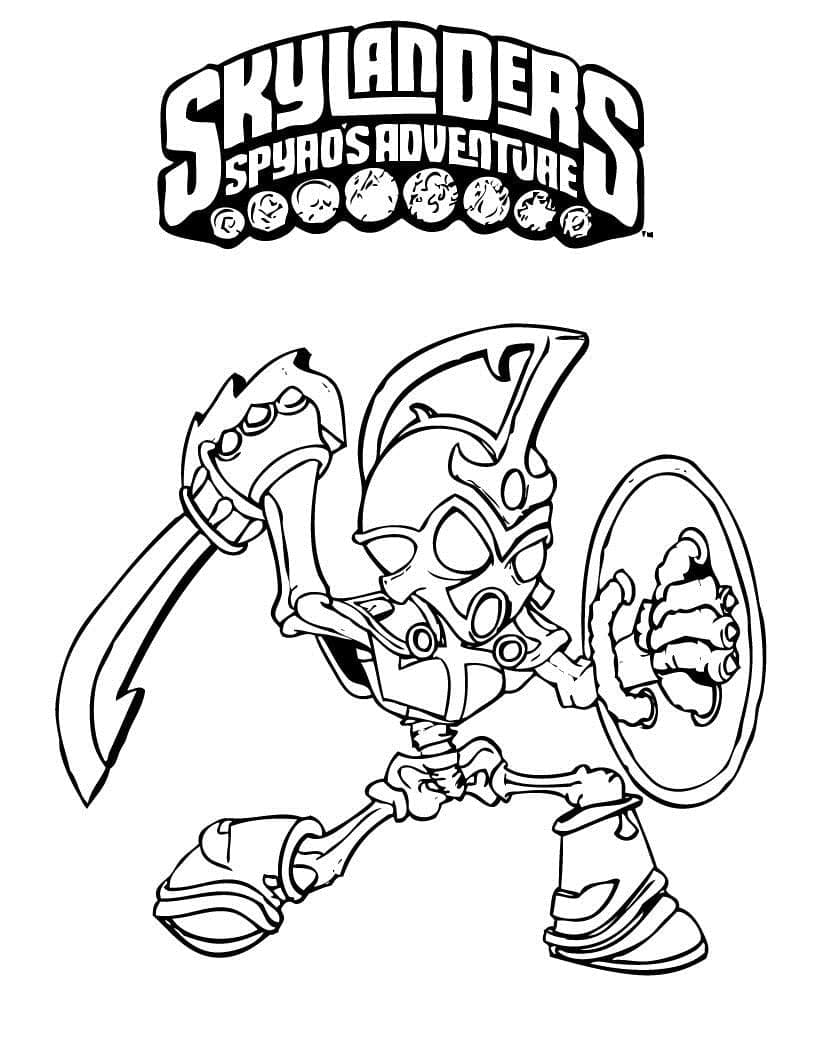 Skylanders Tisknutelné omalovánka