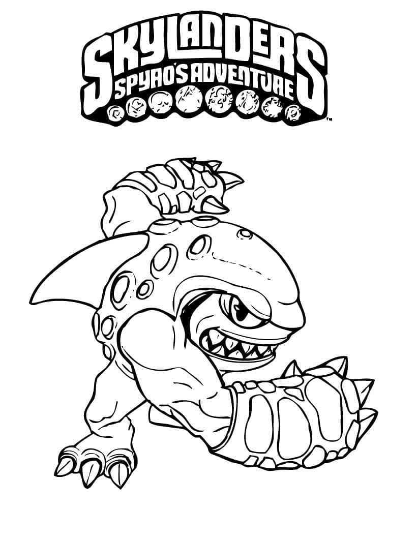 Skylanders Zdarma omalovánka