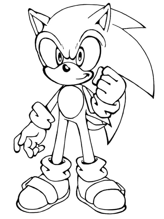 Sonic Zdarama omalovánka