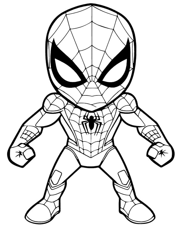 Spiderman Superhrdina omalovánka