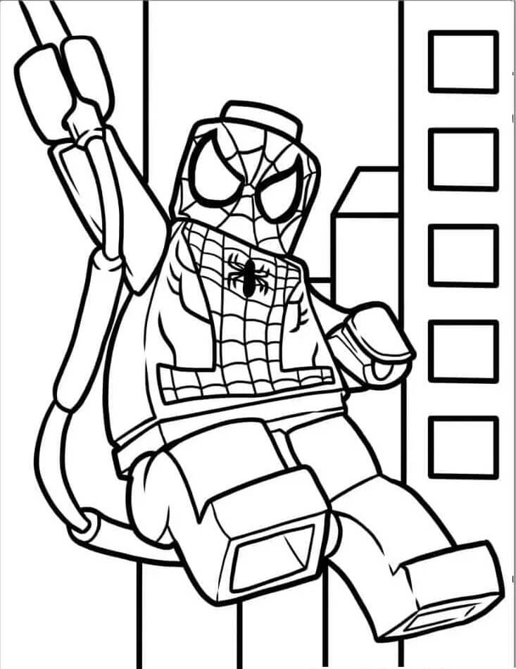 Spiderman Zdarma pro Děti omalovánka