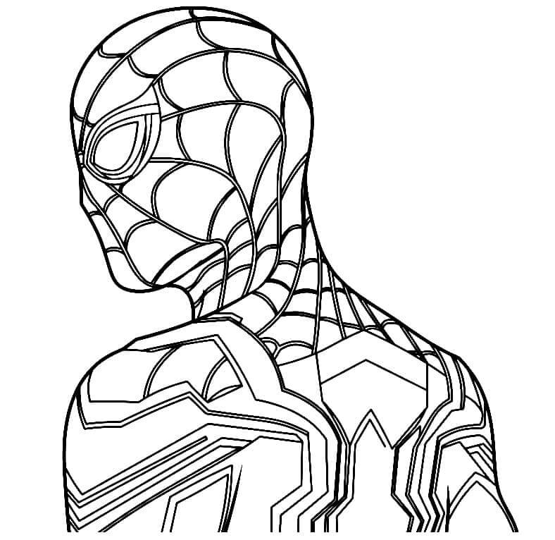 Spiderman pro 5leté Děti omalovánka