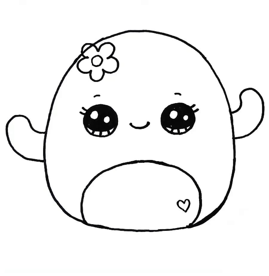 Squishmallows Tisknutelné Zdarma omalovánka
