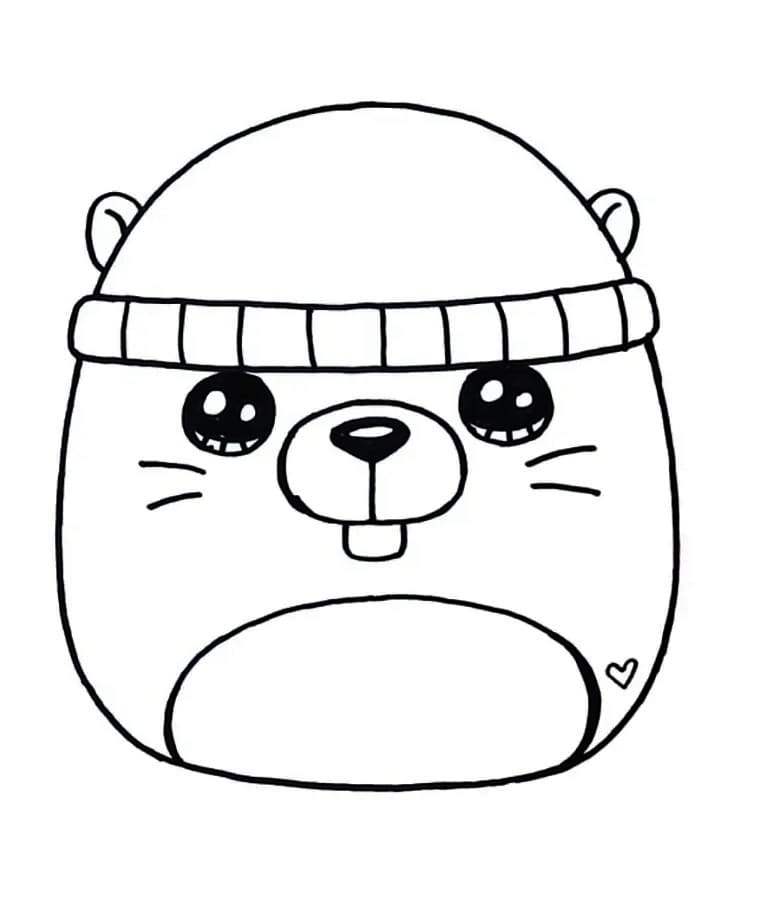 Squishmallows Vymalovatelné pro Děti omalovánka
