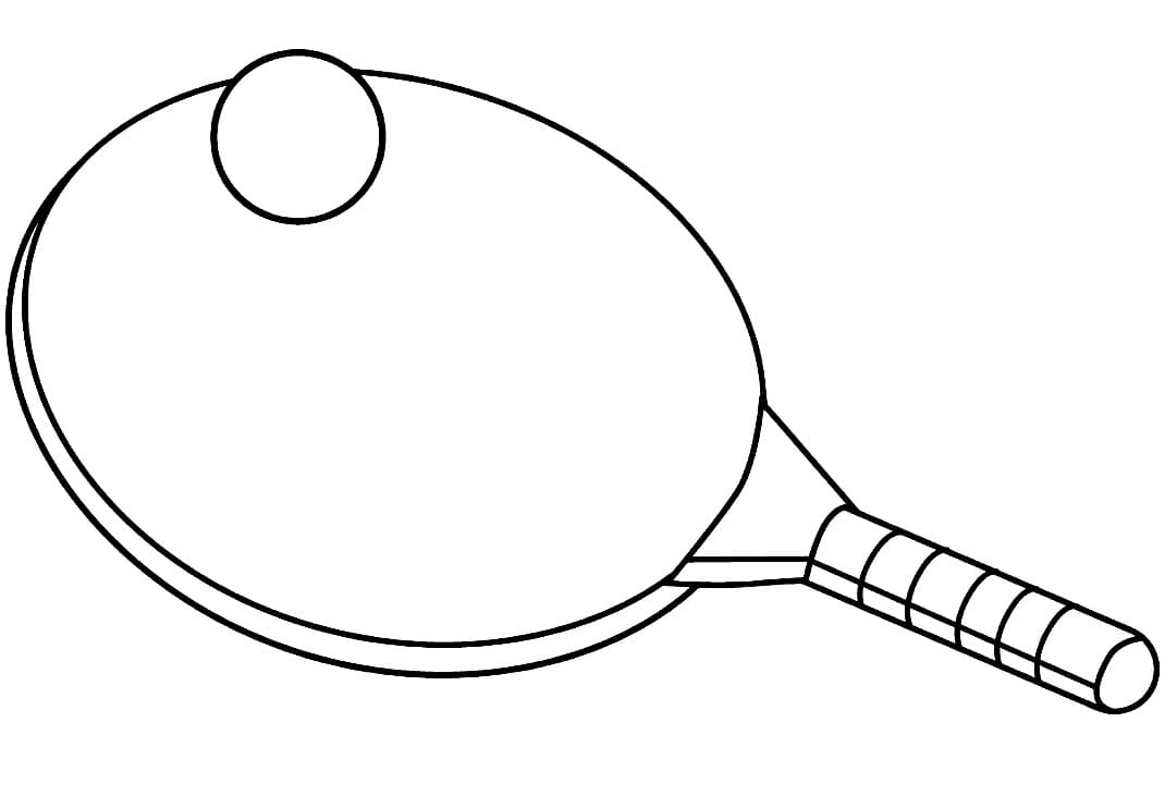 Stolní Tenis (15) omalovánka