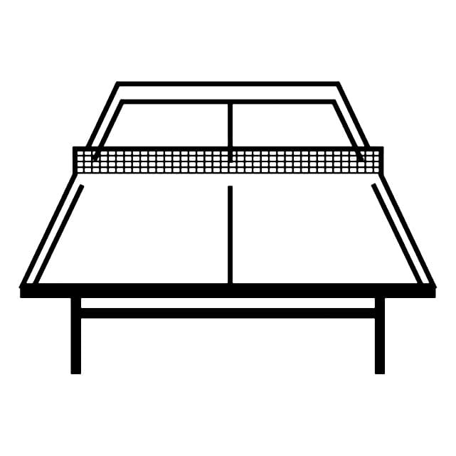 Stolní Tenis (17) omalovánka