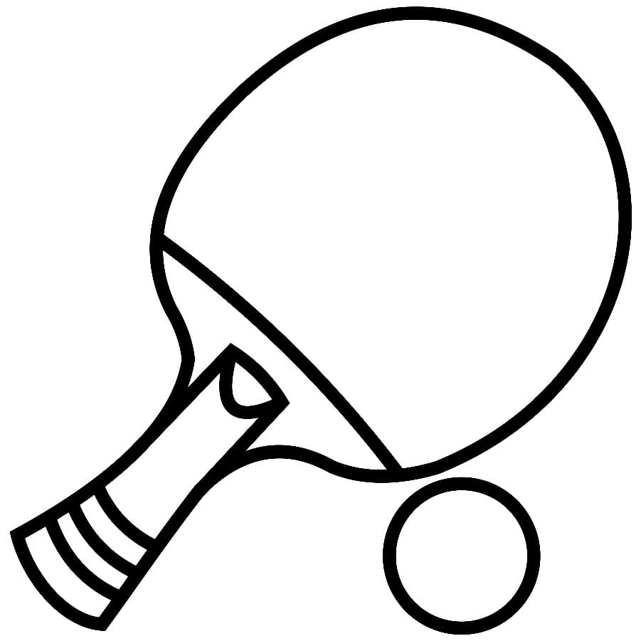 Stolní Tenis (28) omalovánka