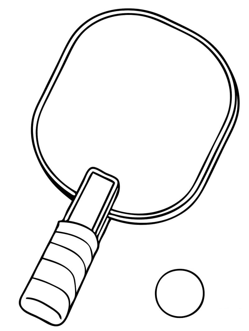 Stolní Tenis (5) omalovánka