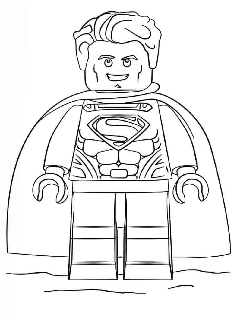 Superman Tisknutelný omalovánka