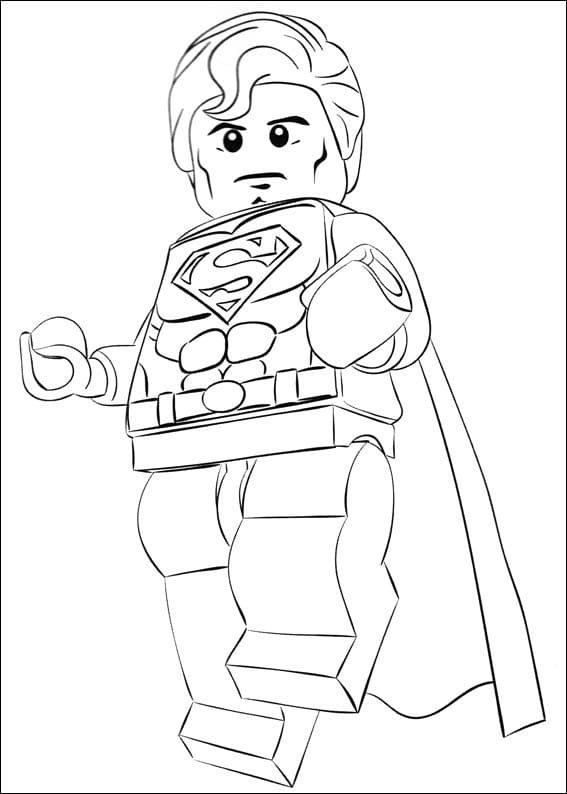 Superman Zdarama omalovánka