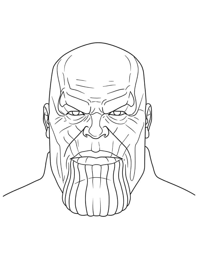 Thanos (1) omalovánka