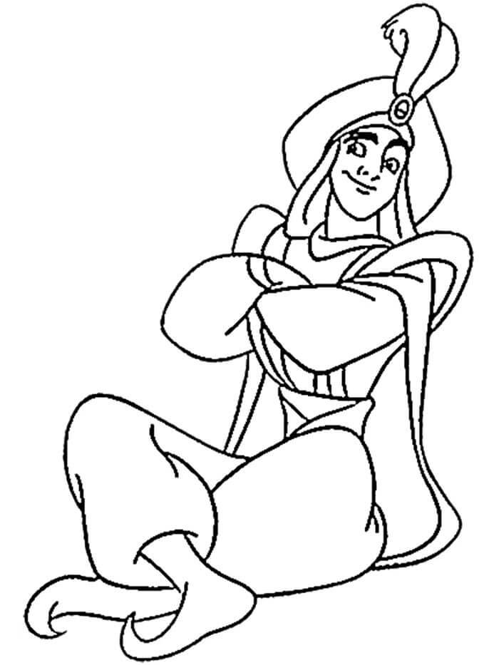 Aladin omalovánky