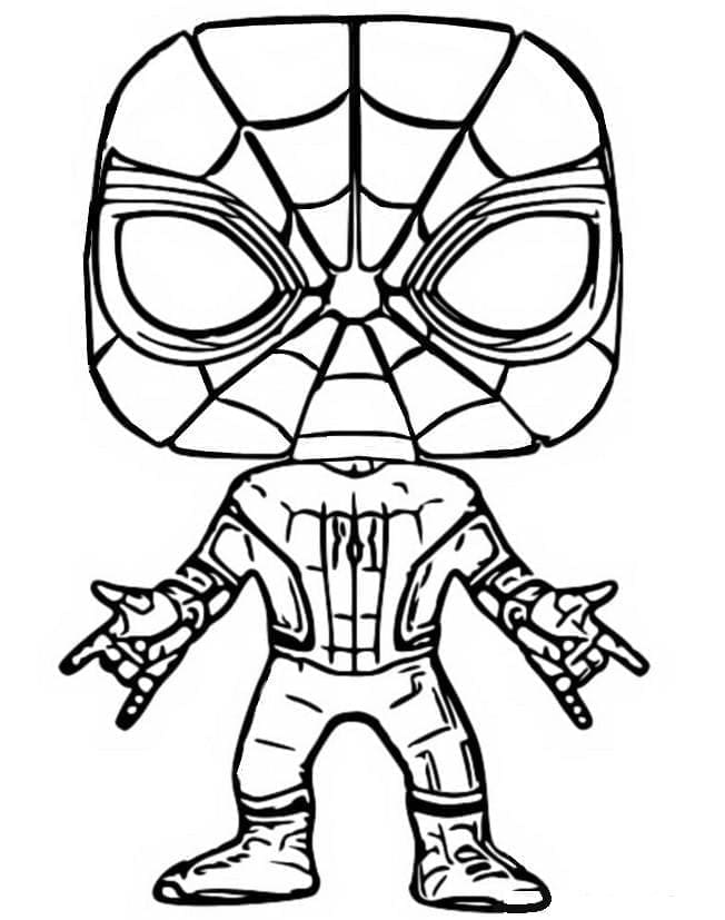 Tisk Funko Pop omalovánka