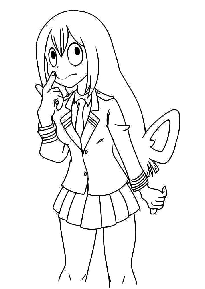 Tisk My Hero Academia omalovánka