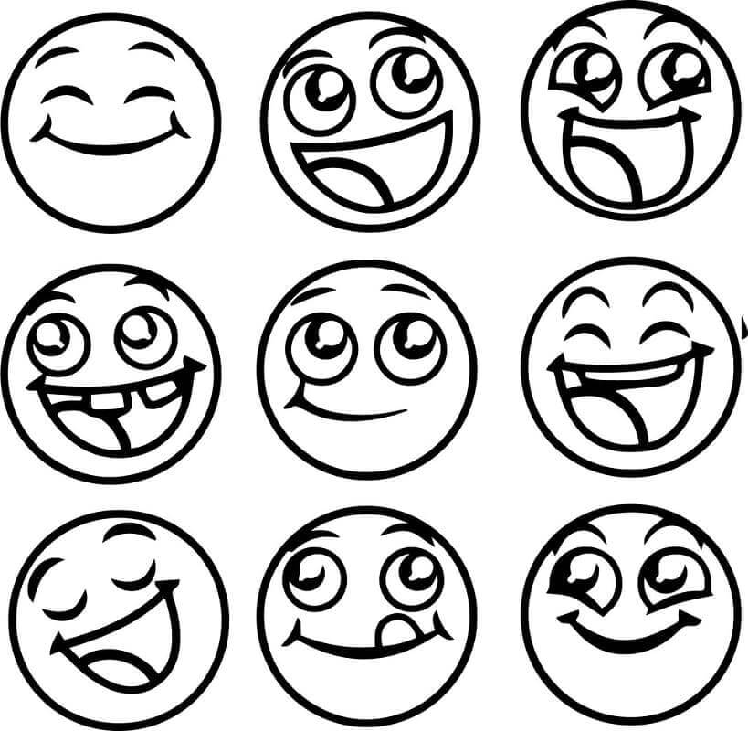 Emoji omalovánky