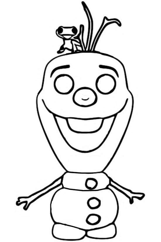 Tisknutelná Funko Pop Obrázek pro Děti omalovánka