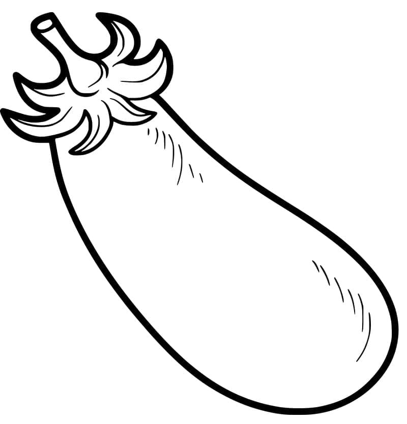 Tisknutelná Lilek omalovánka