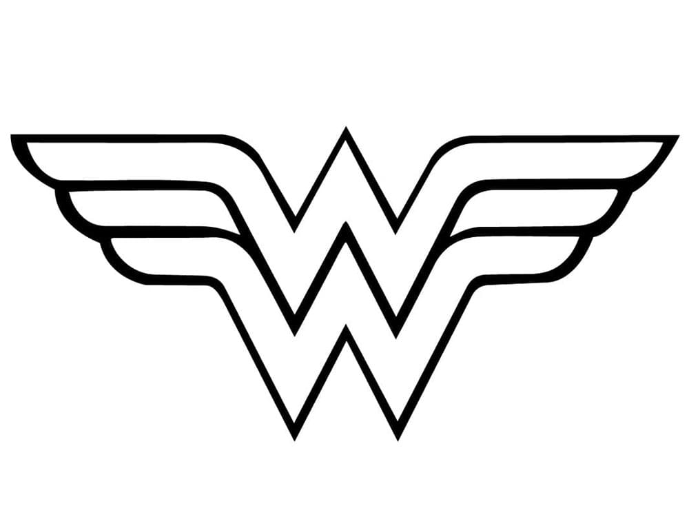 Tisknutelná Wonder Woman Obrázek omalovánka