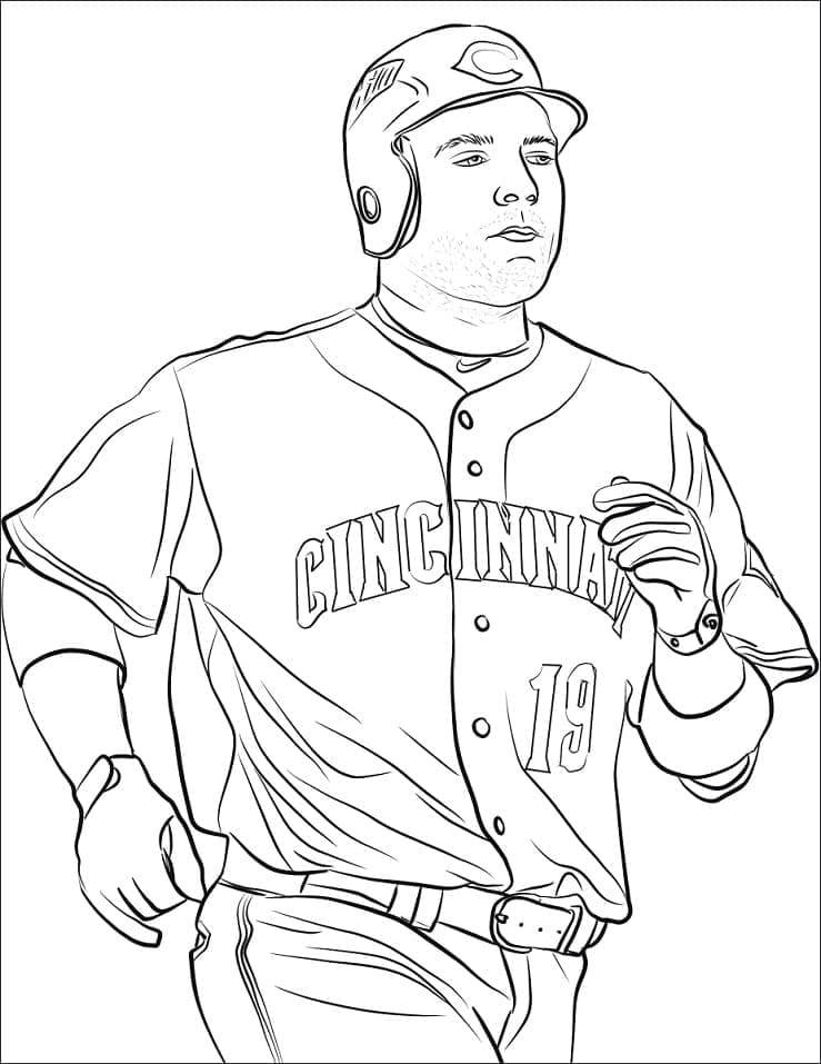 Tisknutelné MLB Obrázek omalovánka