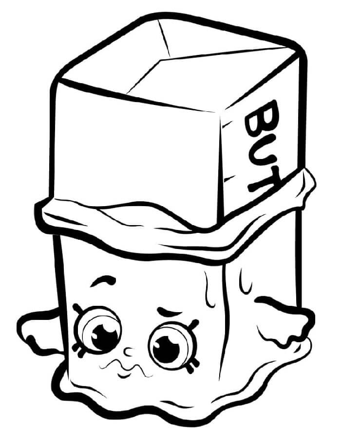 Tisknutelné Shopkins Obrázek pro Děti omalovánka