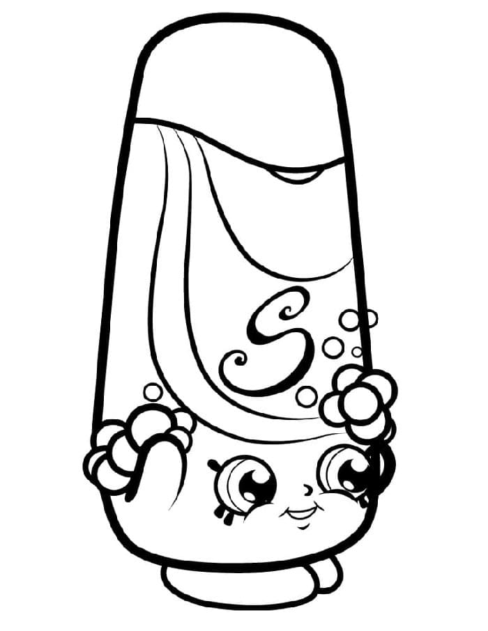 Tisknutelné Shopkins omalovánka