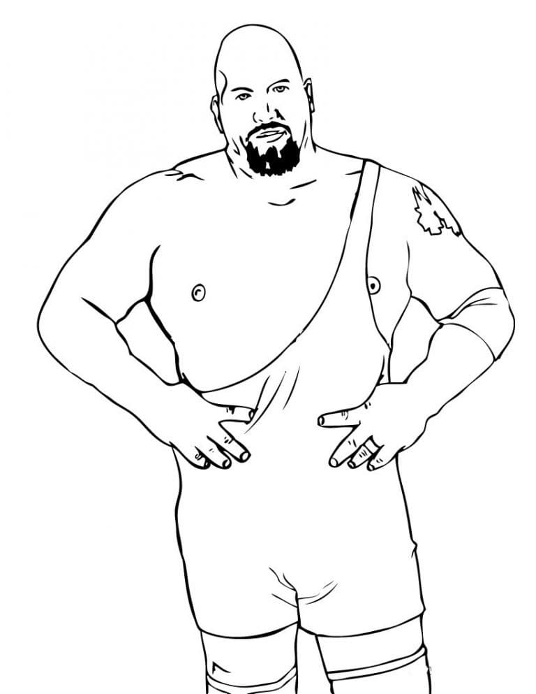 Tisknutelné WWE Obrázek omalovánka
