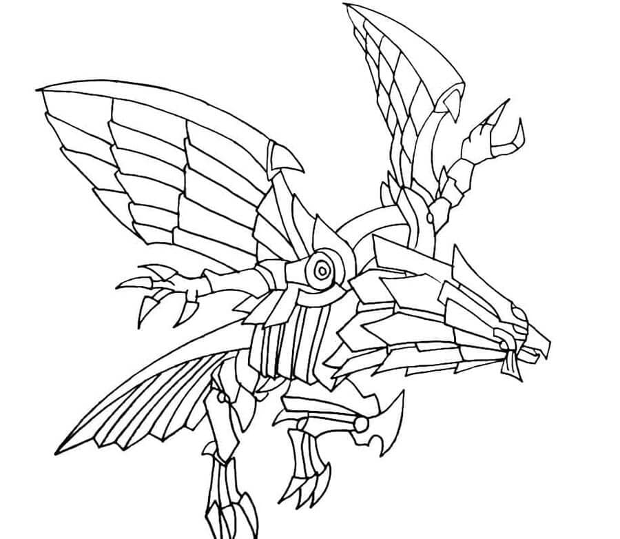 Tisknutelné Yu-Gi-Oh Obrázek omalovánka