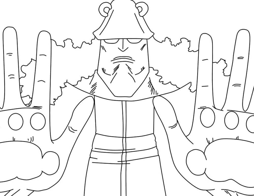 Tisknutelné Zdarma One Piece omalovánka