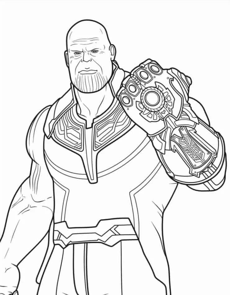 Tisknutelní Avengers Obrázek pro Děti omalovánka