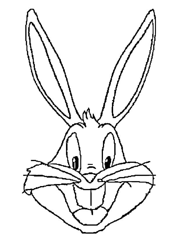 Tisknutelný Bugs Bunny Obrázek omalovánka