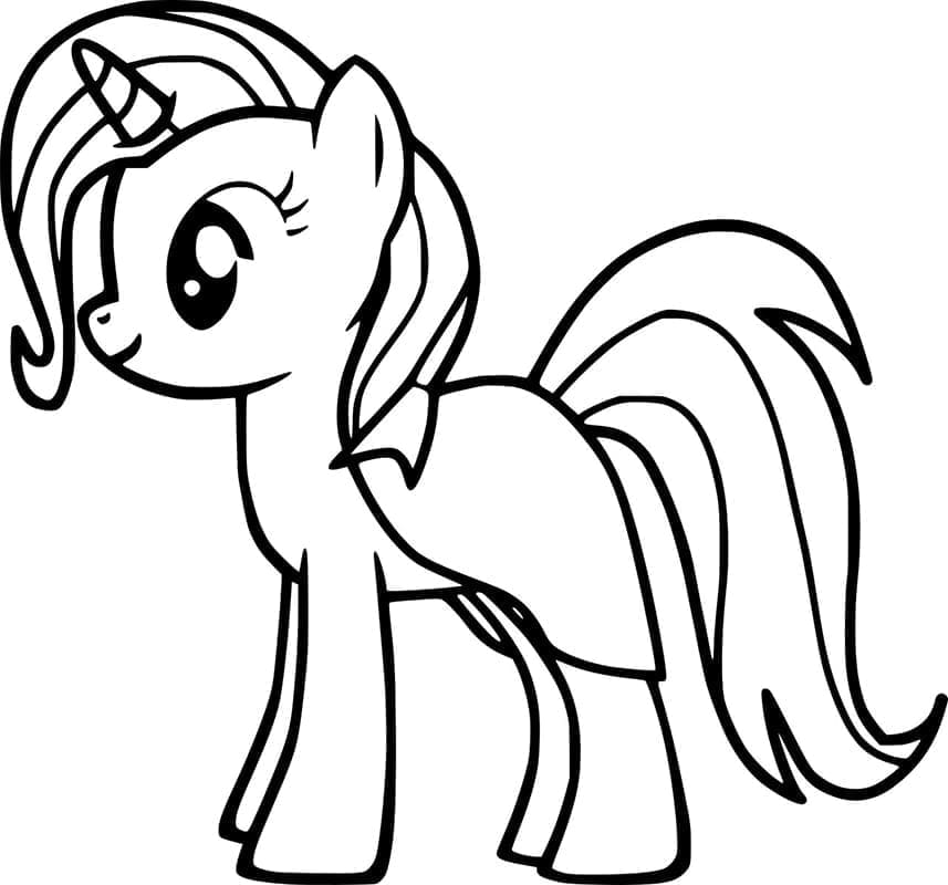Tisknutelný Můj malý Pony Obrázek omalovánka