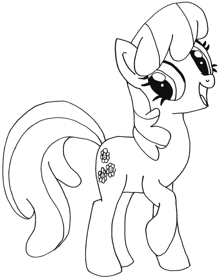 Tisknutelný Můj malý Pony omalovánka